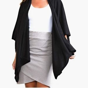 Simply Noelle Bordeaux Cardi Wrap - NEW WITHOUT TAGS